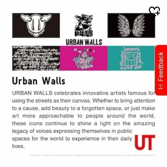 UNIQLO x FAILE neon yellow t-shirt urban walls short sleeve top unisex XS - Picture 7 of 7